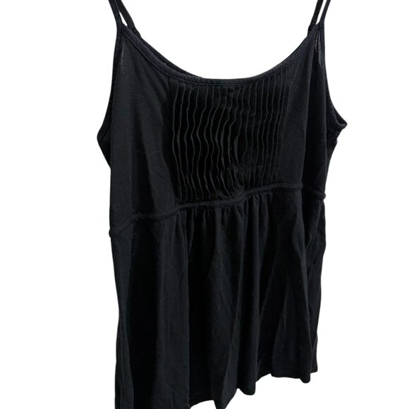 Y2K Mossimo Babydoll Modal Tank Black Size Medium - Picture 2 of 4